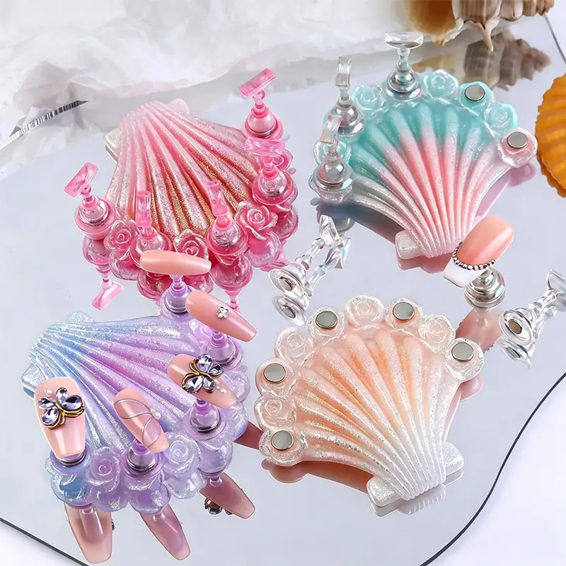Nail Art Viral - 1Set Magnetic Nail Art Display Stand
