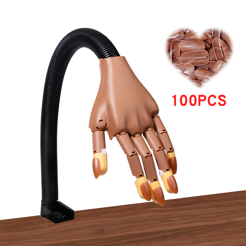 Nail Art Viral - Nail Fake Practice Hand Movable Parts
