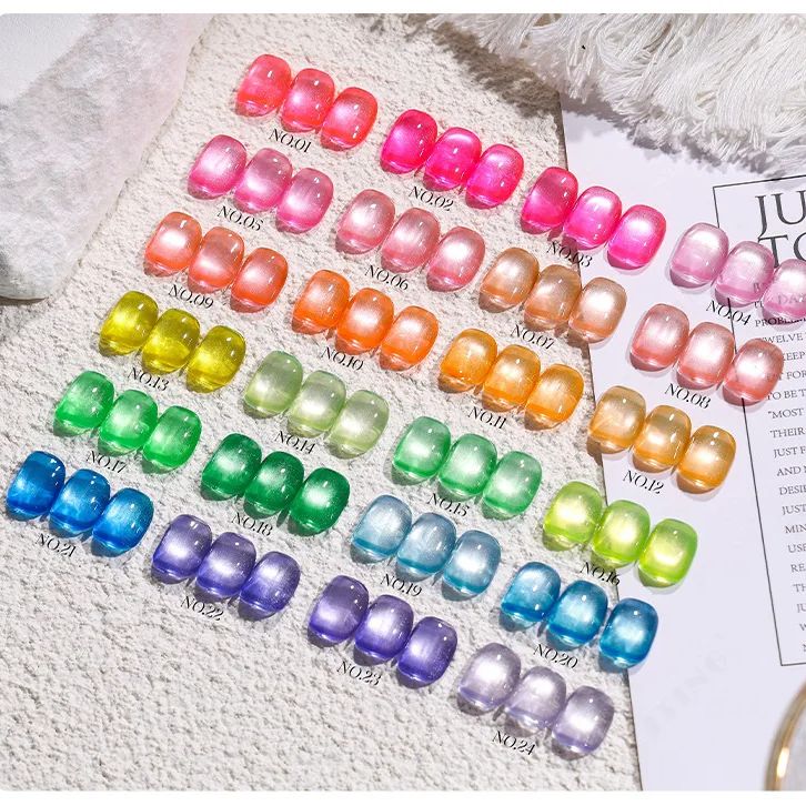 24 Colors 3D Magnetic Fluoresc – обзор и цена Nail Art Emerald Green
