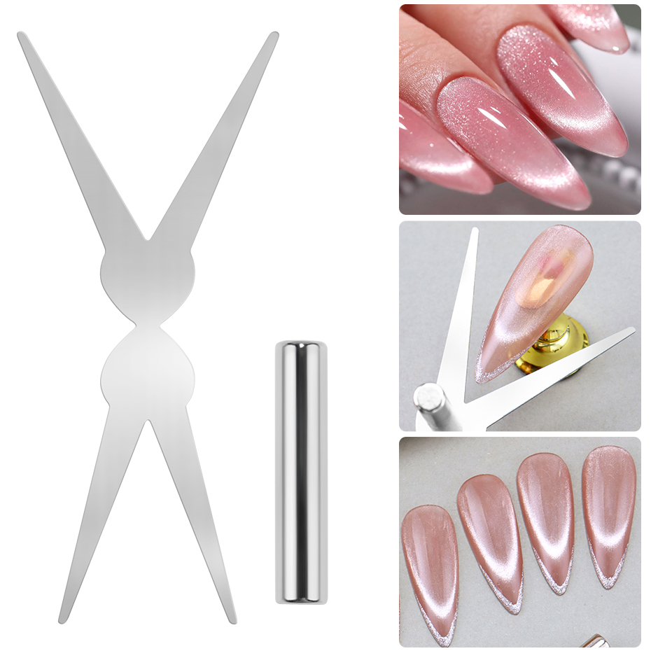 2pcs Cat Eye Magnet Set Double – обзор и цена Nail Art Full Cat Eye