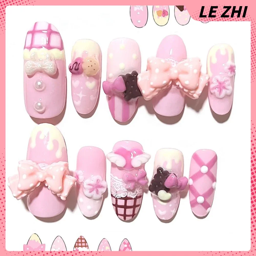 3D Kawaii Hand-Carved Rilakkum – обзор и цена Nail Art Strawberry