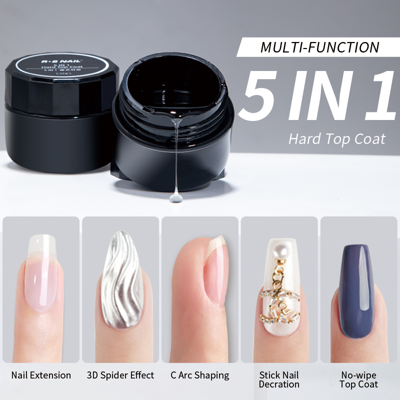 RSNAIL 5 IN 1 Japanese Hard To – обзор и цена Gel Top Coat