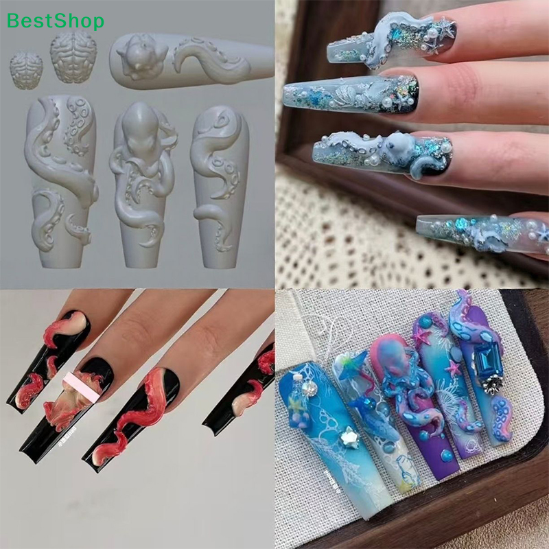 〔R〕3D Nail Art Silicone Molds  – обзор и цена Nail Art Strawberry