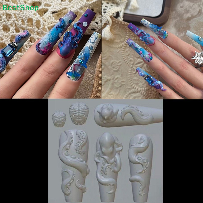 〔R〕3D Nail Art Silicone Molds  – обзор и цена Nail Art Strawberry