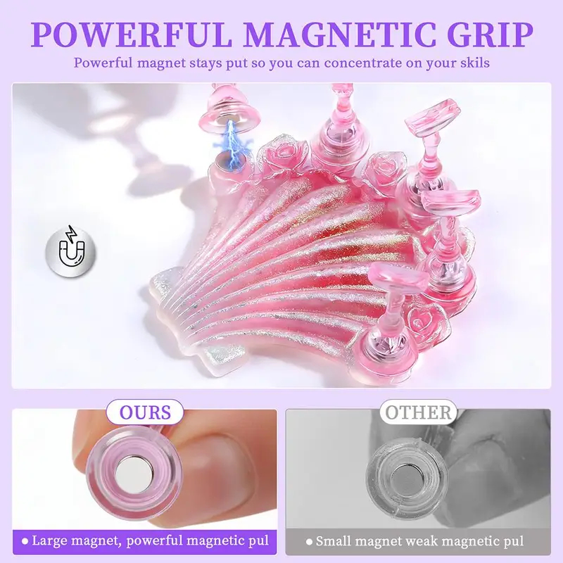 1Set Magnetic Nail Art Display – обзор и цена Nail Art Viral