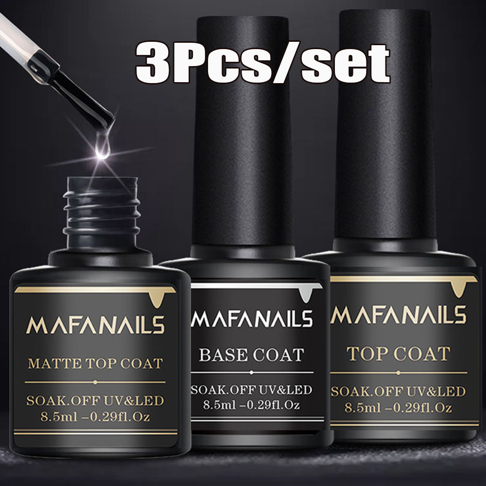 3PCS/SET Base&Top &Matte Coat  – обзор и цена Gel Top Coat