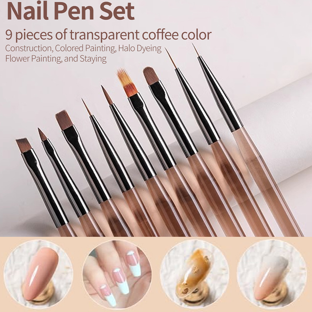 LINMANDA 9Pcs Nail Brush Liner – обзор и цена Nail Art Viral