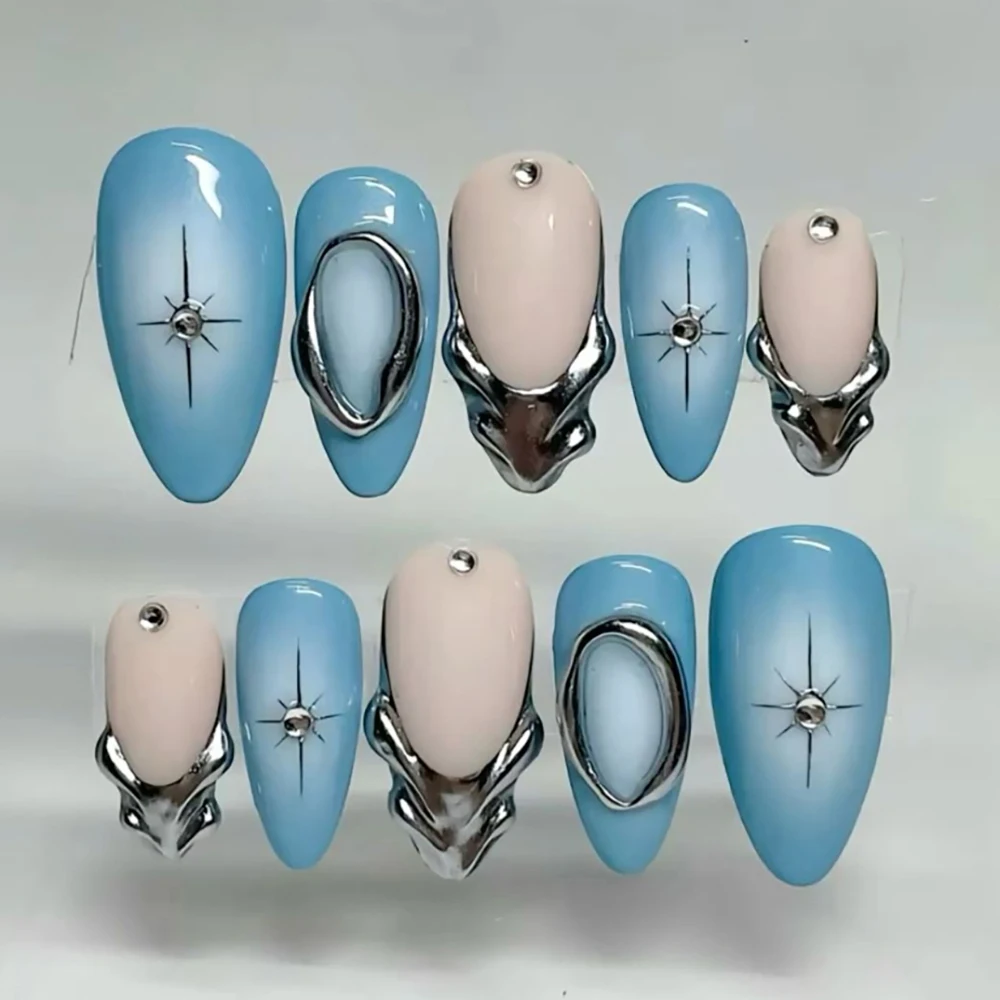 Hand-Painted Almond Flowers Ha – обзор и цена Nail Art Leopard