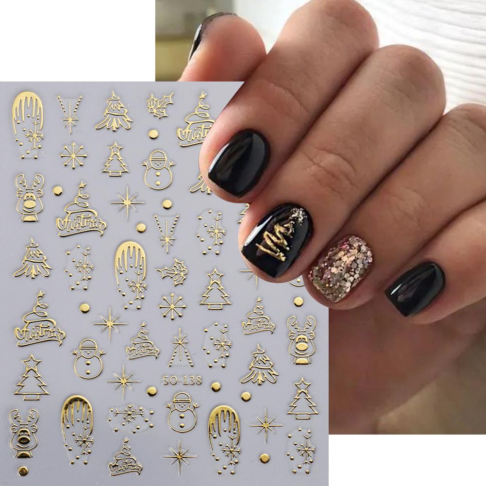 Christmas Nail Art Stickers Na – обзор и цена Nail Art Xmas Design