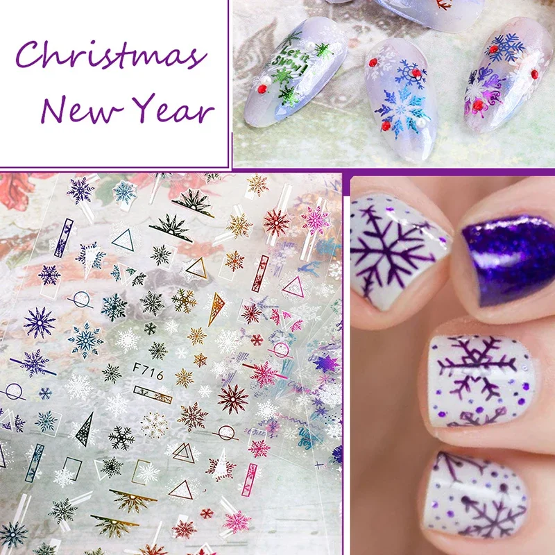 Xmas Nails Stickers Winter San – обзор и цена Nail Art Xmas Design