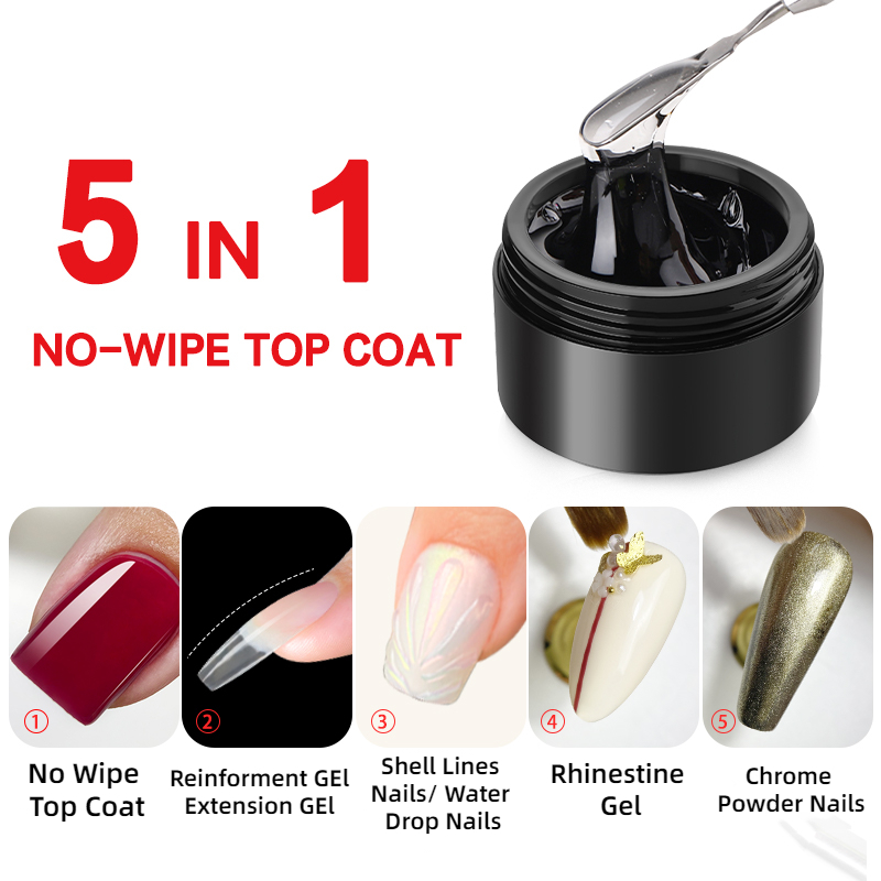 MSHARE 3D Top Coat Gel 50ml 5  – обзор и цена Gel Top Coat