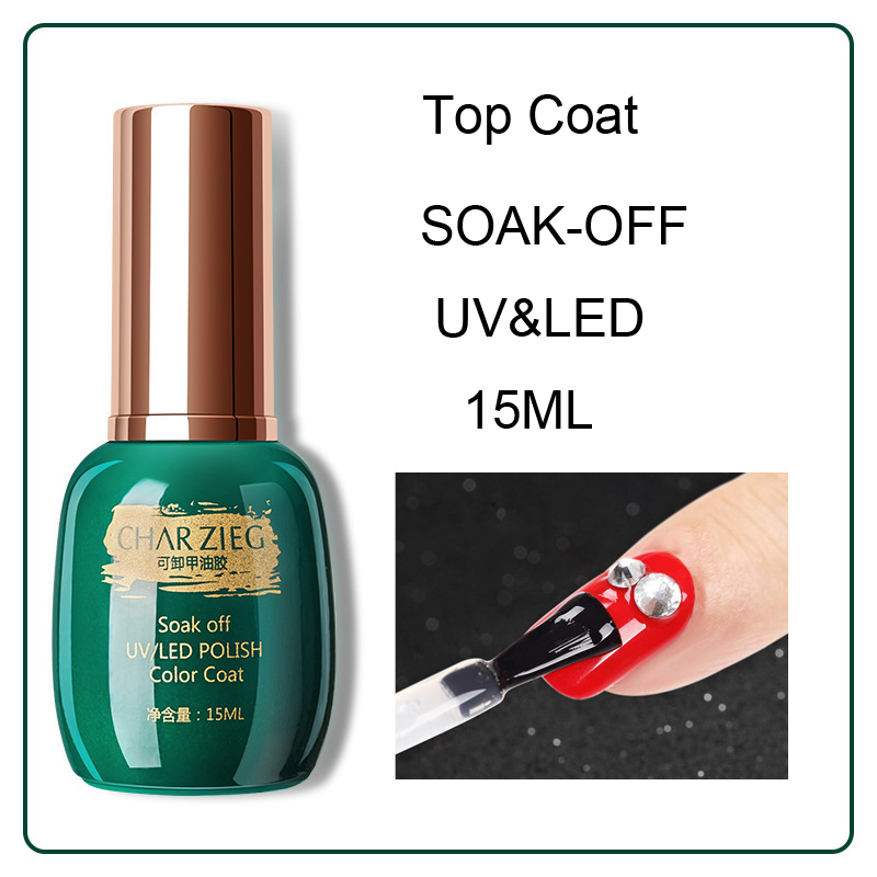 15ML Top Coat Base Coat Clear  – обзор и цена Gel Top Coat