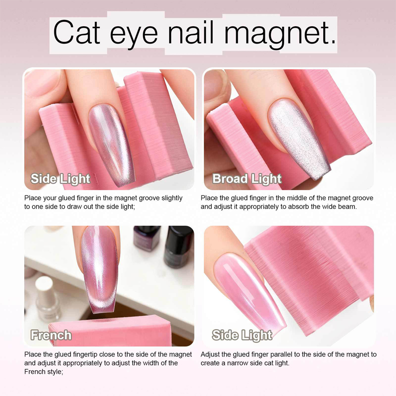 5D U-Shaped Nail Art Tool Cat  – обзор и цена Nail Art Full Cat Eye