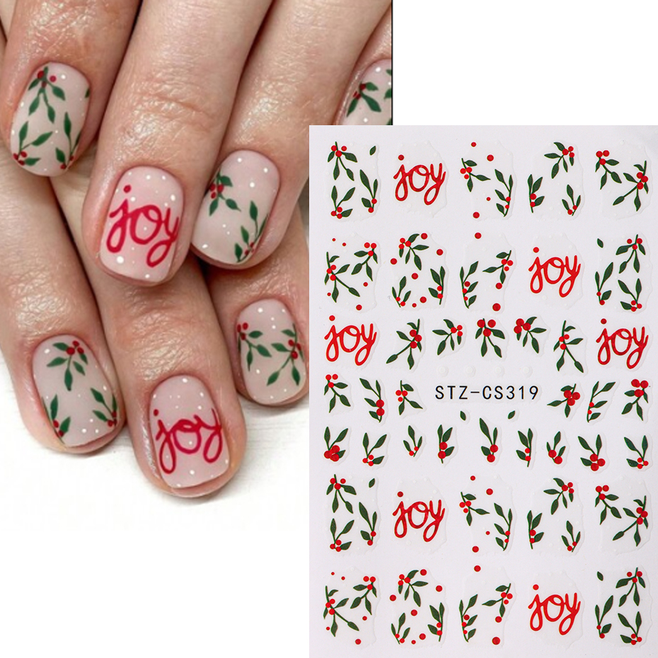 Christmas Santa Claus Elk Nail – обзор и цена Nail Art Xmas Design