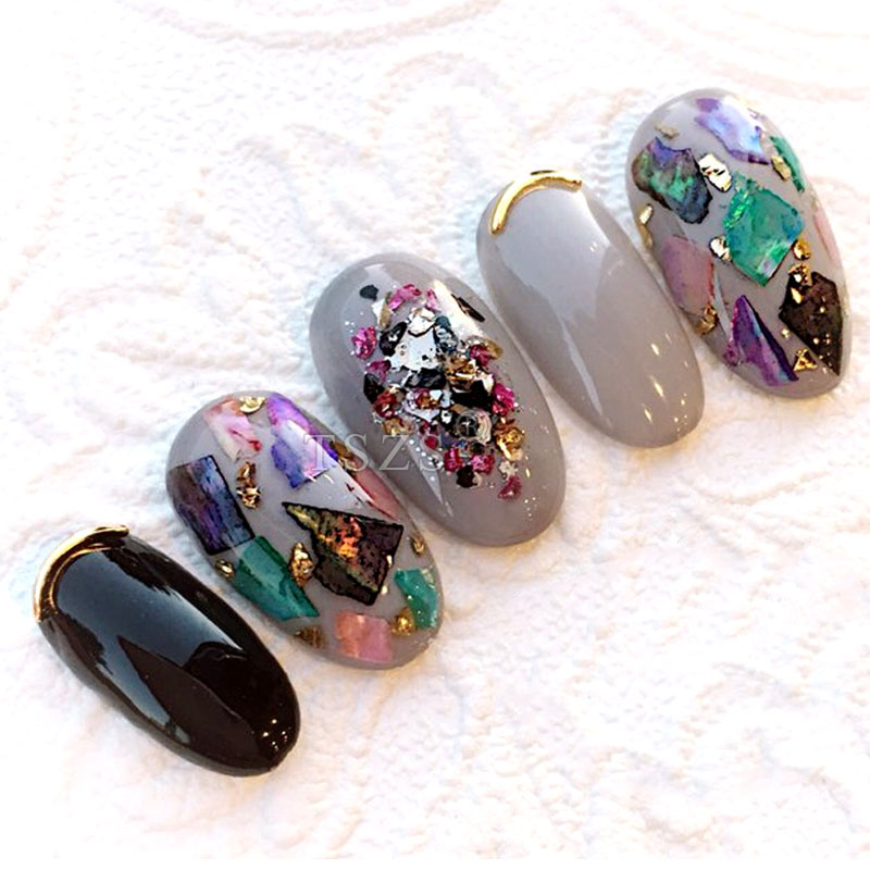 TSZS 200pcs Short Medium Oval  – обзор и цена Nail Art Viral