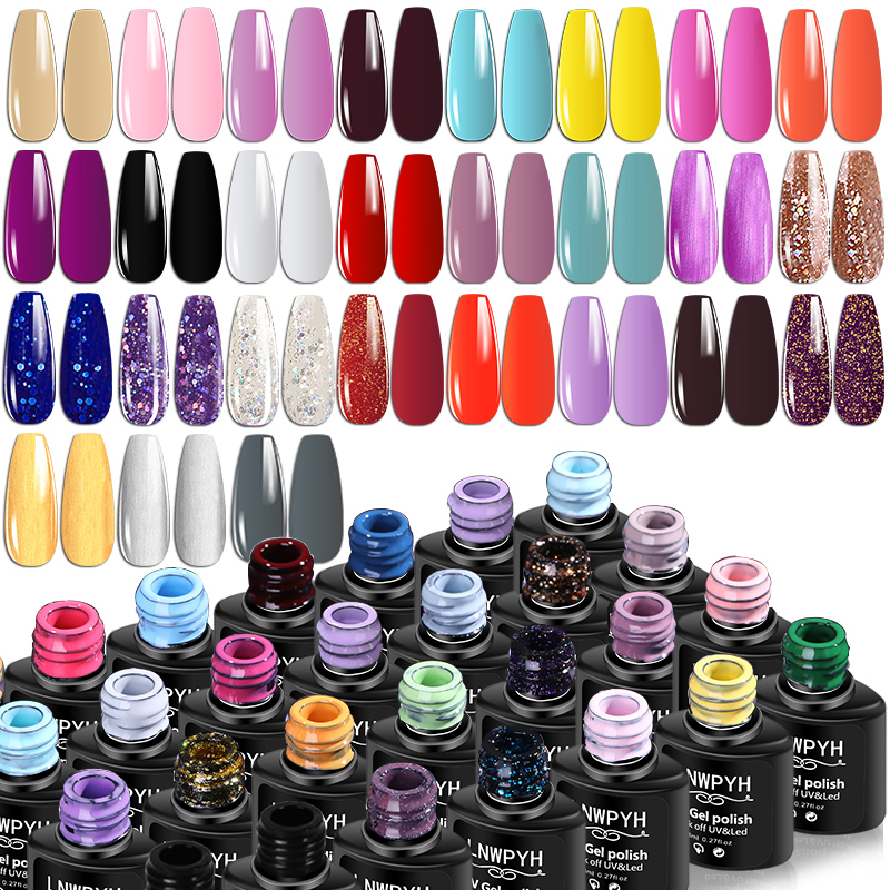 Nail Gel Polish Kit With LED N – обзор и цена Gel Top Coat