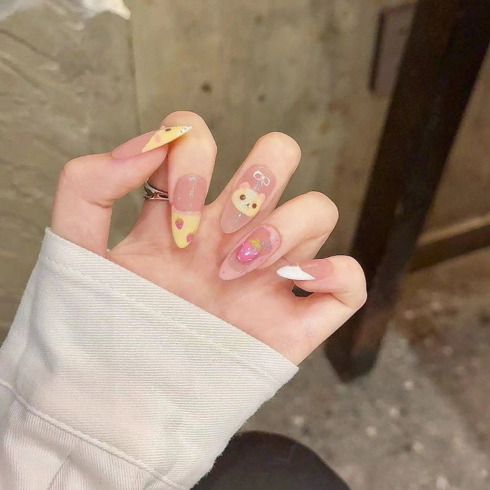 10 Pieces Strawberry Bear Cute – обзор и цена Nail Art Strawberry