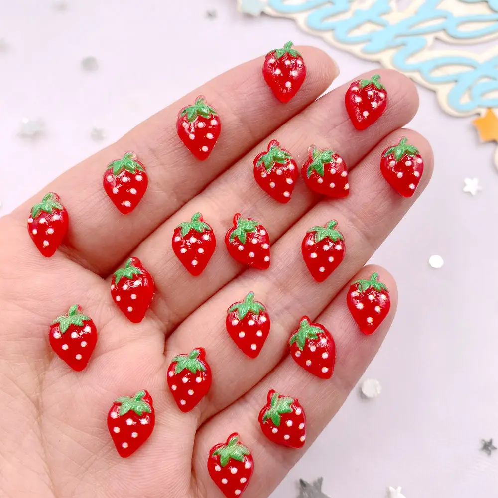 60Pcs Glitter Resin Colorful M – обзор и цена Nail Art Strawberry