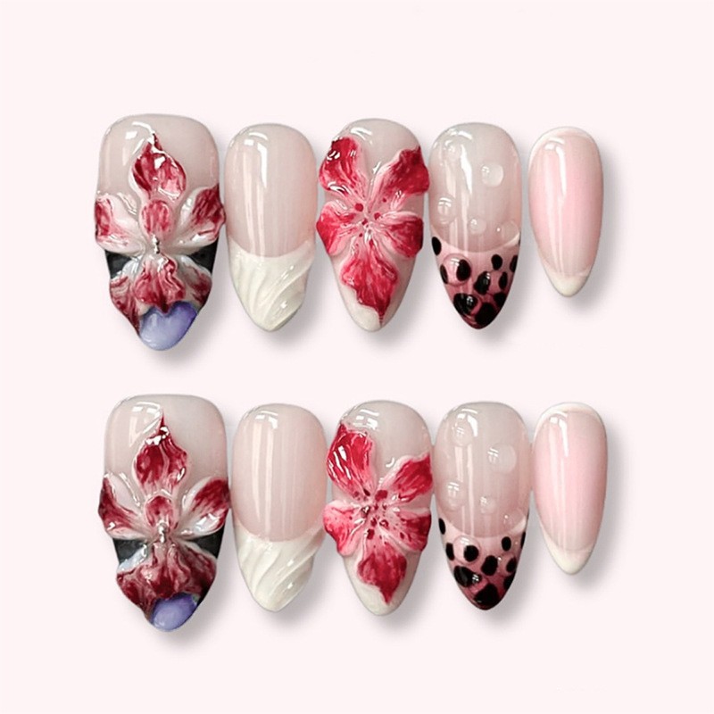 24pcs Leopard Print Brown Nail – обзор и цена Nail Art Leopard