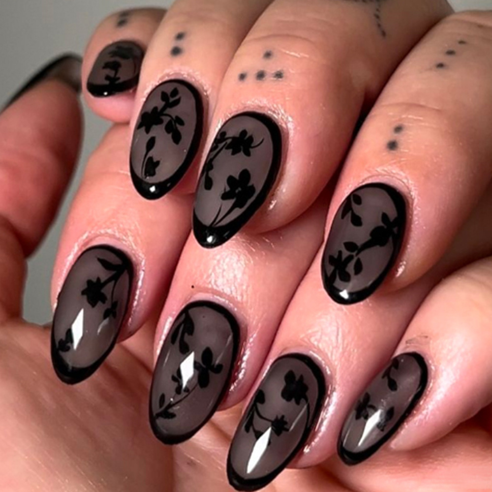 24pcs Leopard Print Brown Nail – обзор и цена Nail Art Leopard