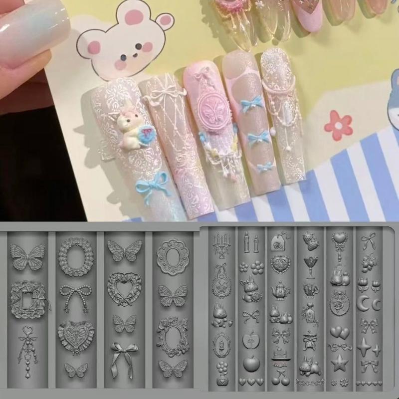 3D Silicone Mold For Nail Art  – обзор и цена Nail Art Strawberry