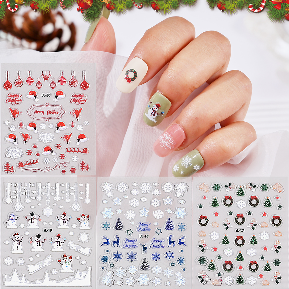 30Pcs/Set Christmas Nail Art S – обзор и цена Nail Art Xmas Design