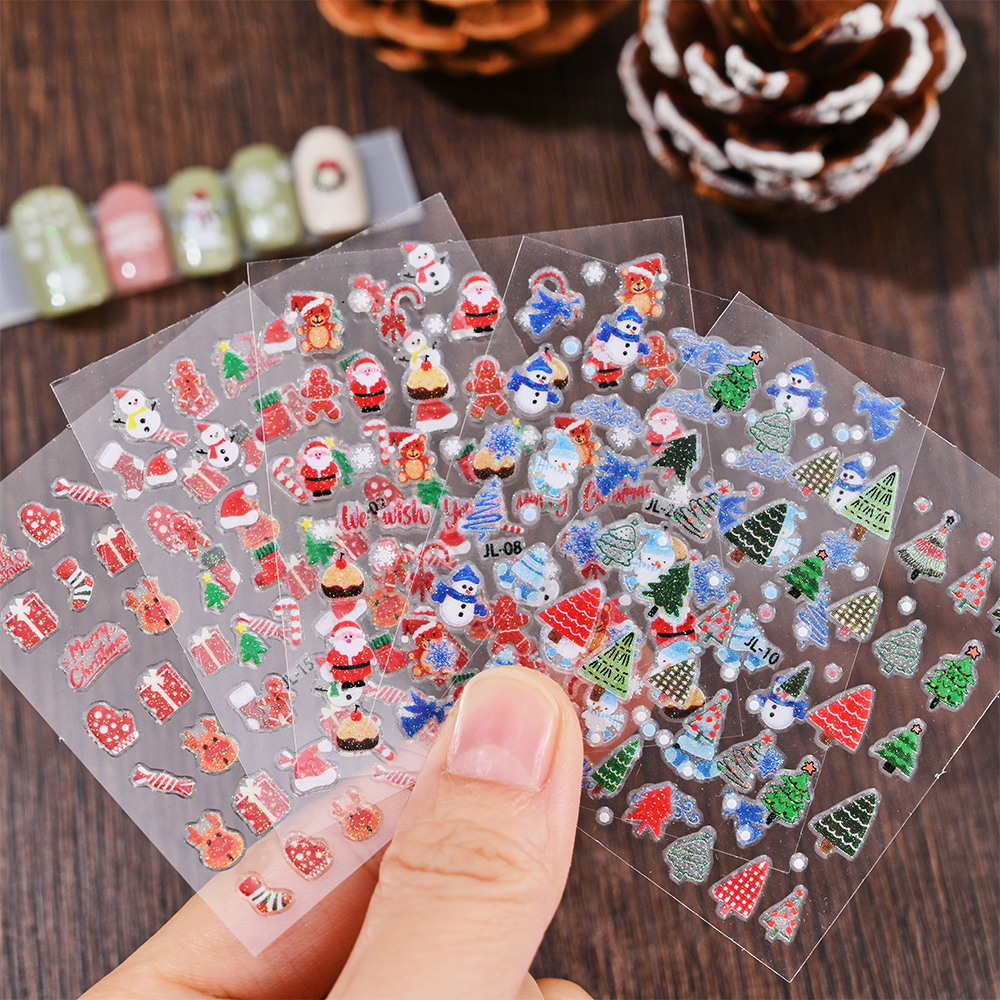 30Pcs/Set Christmas Nail Art S – обзор и цена Nail Art Xmas Design