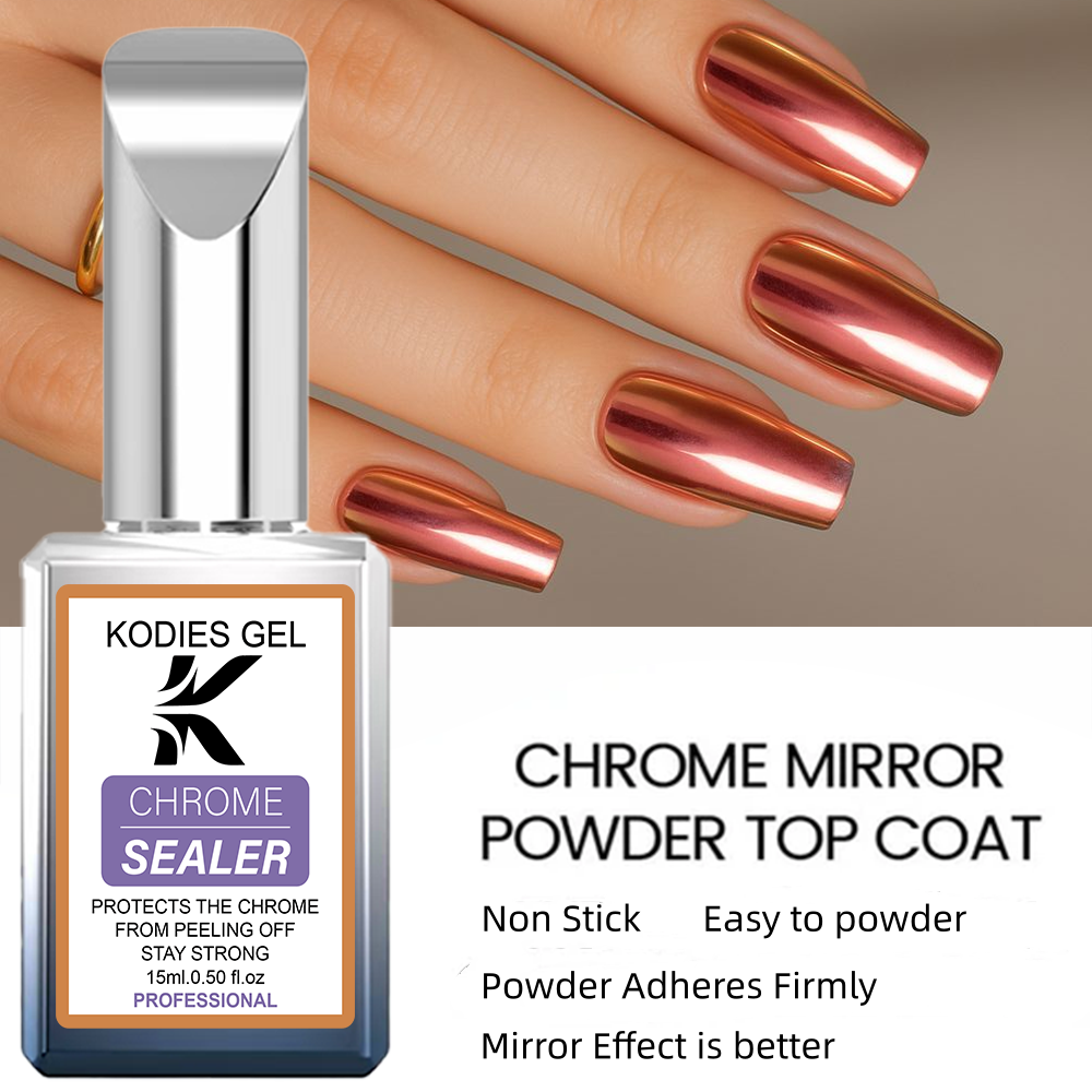 KODIES GEL Chrome Top Coat No  – обзор и цена Gel Top Coat