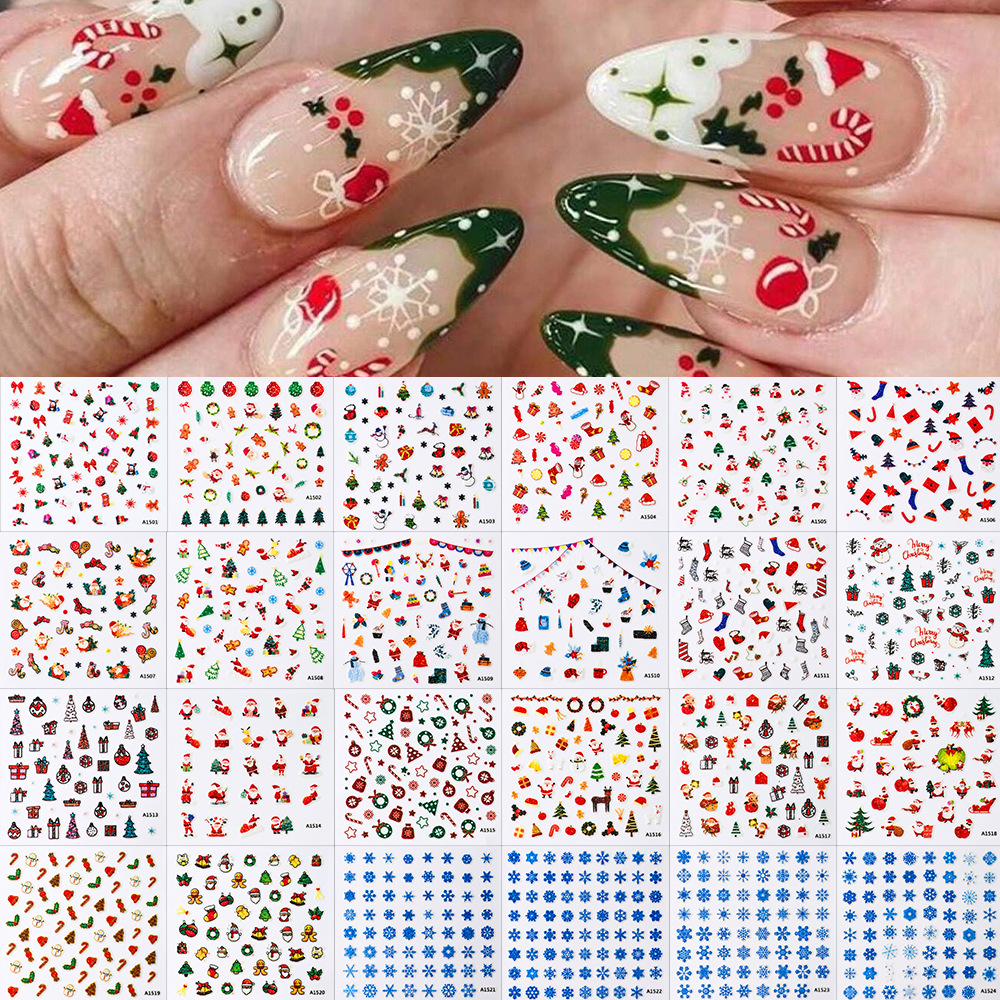 24pcs 3D Christmas Nail Art St – обзор и цена Nail Art Xmas Design