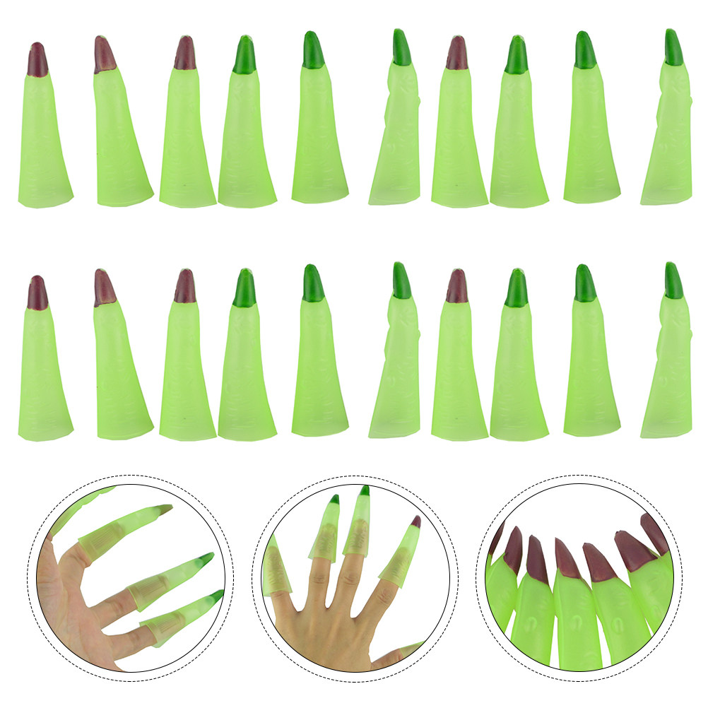 20Pcs Role Play Fake Witch Nai – обзор и цена Nail Art Zombie