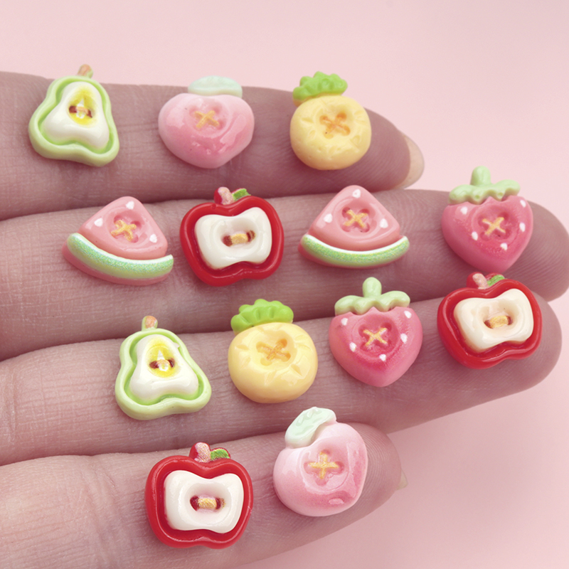 50/500pcs Mini Simulated Fruit – обзор и цена Nail Art Strawberry
