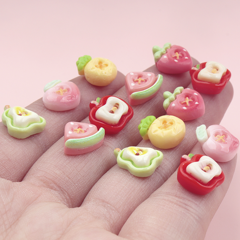 50/500pcs Mini Simulated Fruit – обзор и цена Nail Art Strawberry