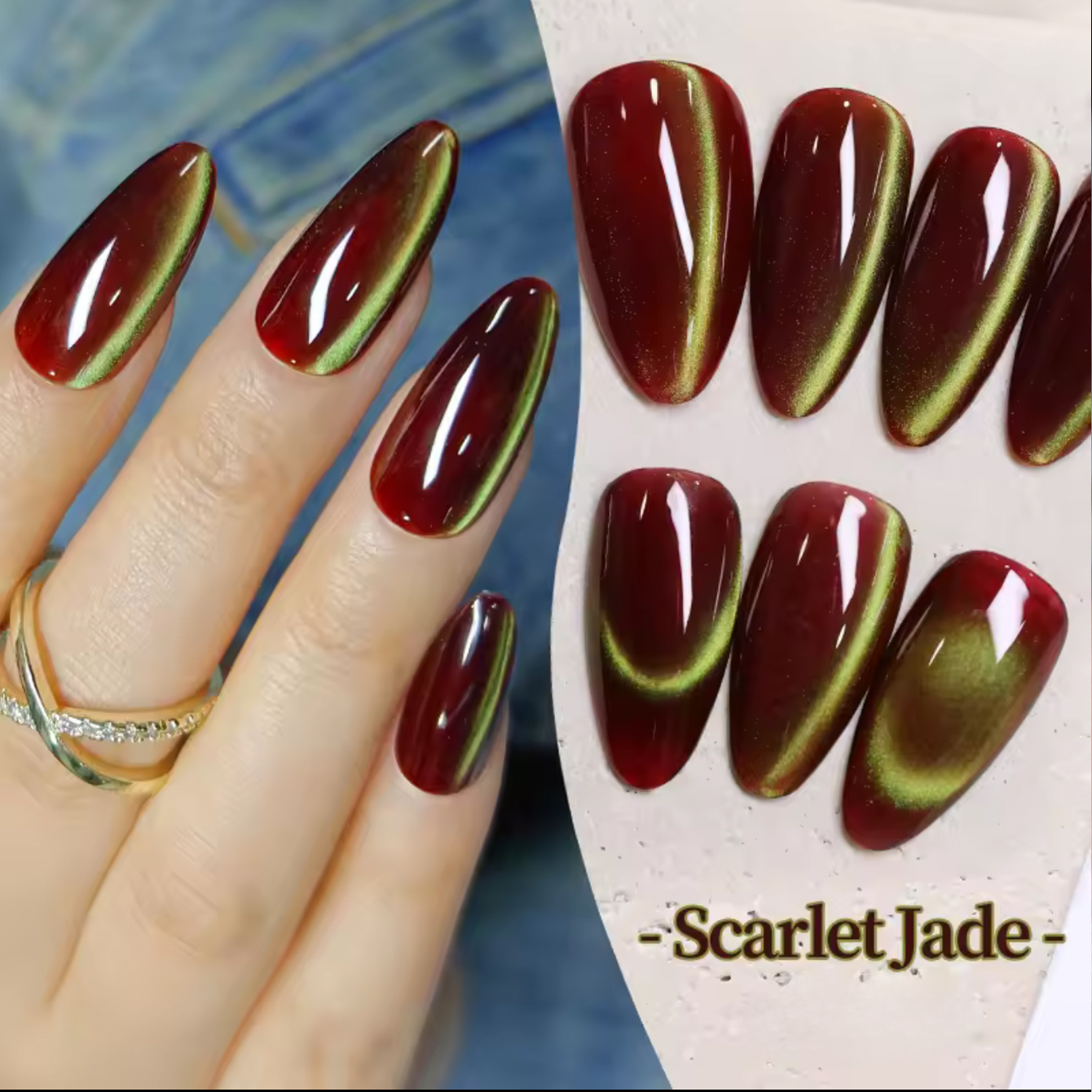 10ML 1Pcs 2026 Red And Green N – обзор и цена Nail Art Emerald Green