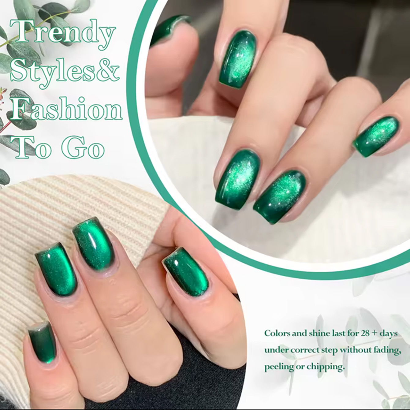 MAINEL 10ML 1Pcs High Saturati – обзор и цена Nail Art Emerald Green