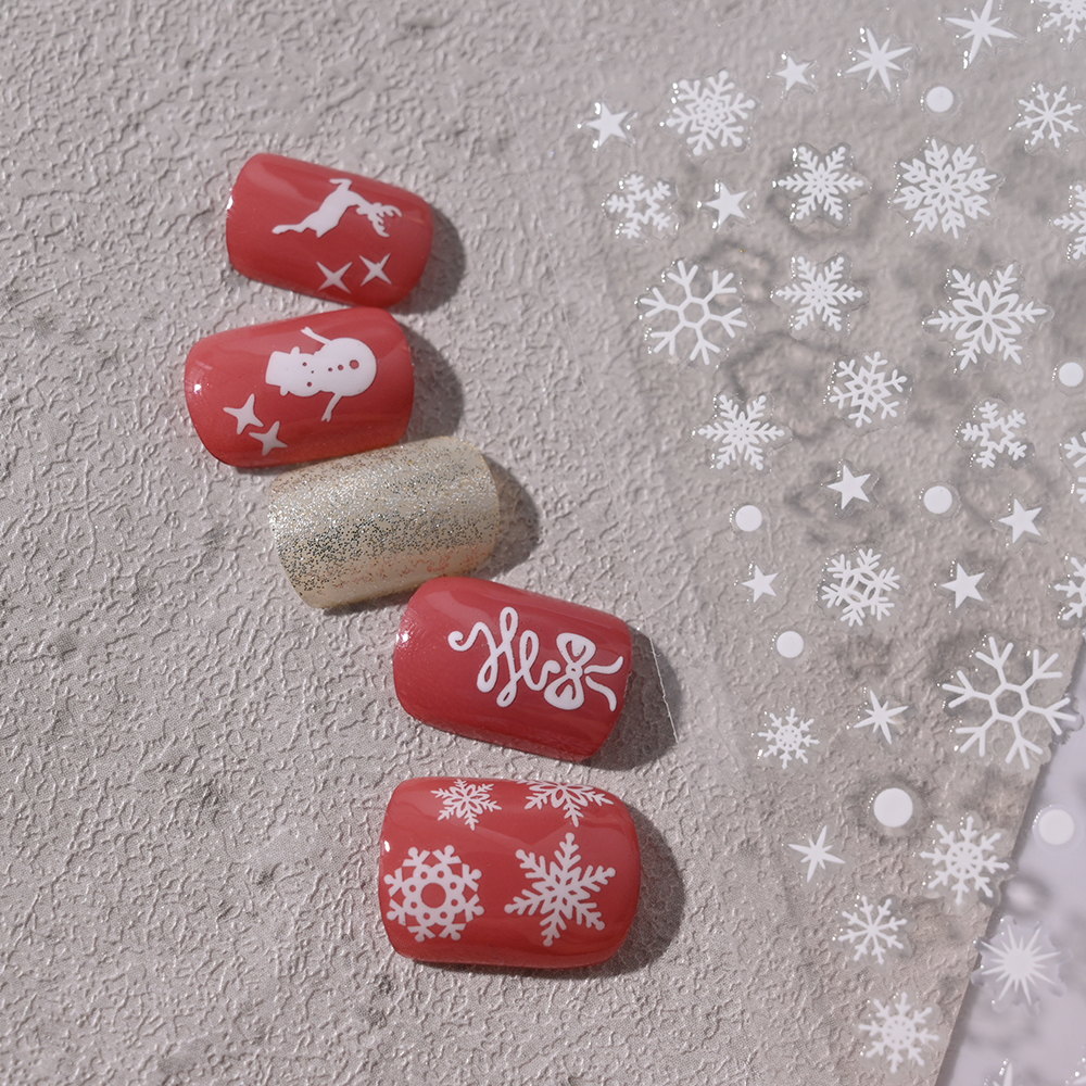 1pcs Winter Snowflake Nail Art – обзор и цена Nail Art Xmas Design
