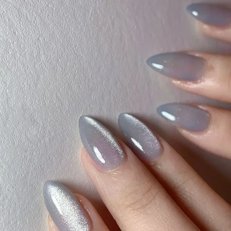 24Pcs Crystal Cat Eye False Na – обзор и цена Nail Art Full Cat Eye