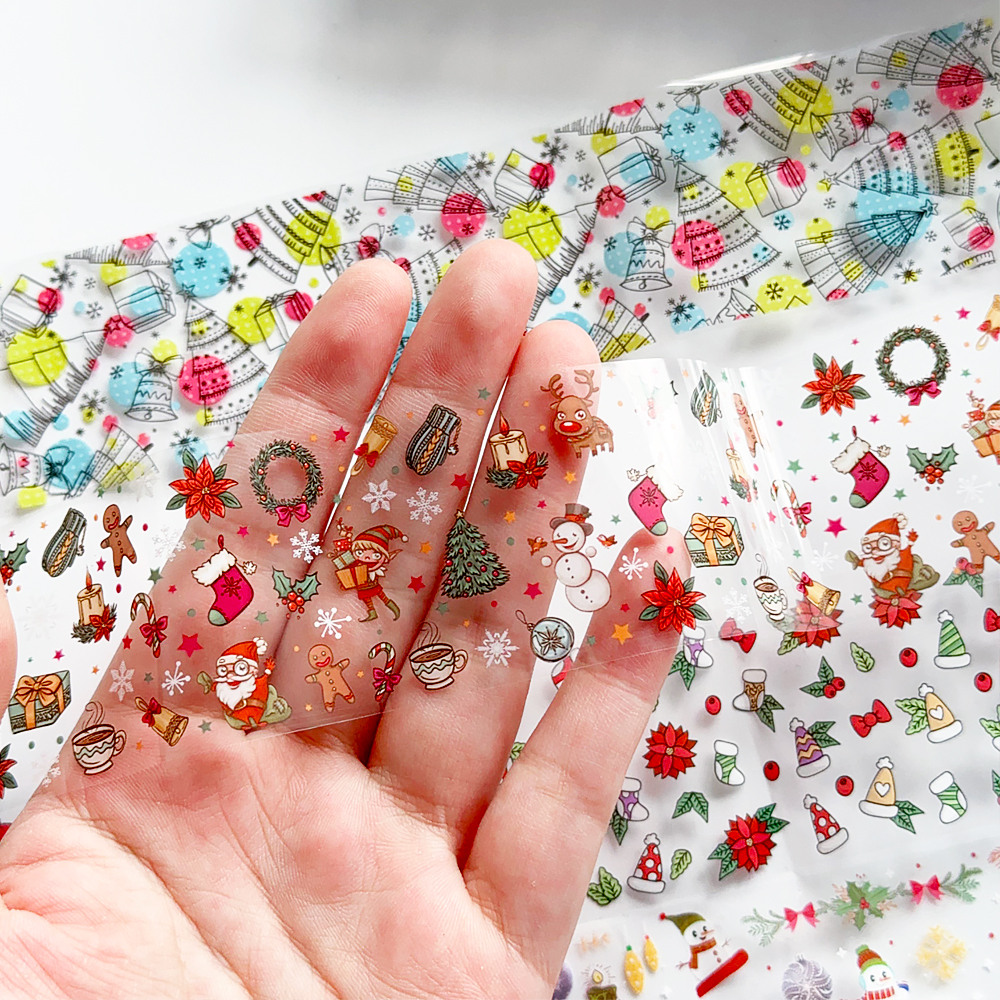 10 Rolls Christmas Nail Art Fo – обзор и цена Nail Art Xmas Design