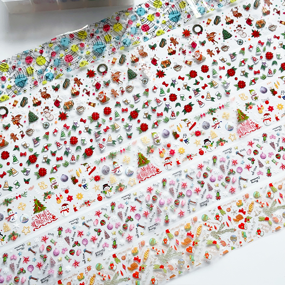10 Rolls Christmas Nail Art Fo – обзор и цена Nail Art Xmas Design