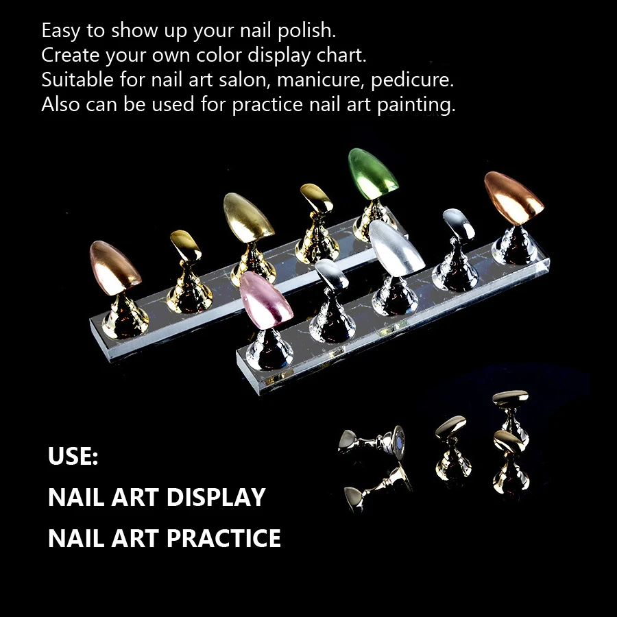 5Pcs Nail Art Practice Display – обзор и цена Nail Art Viral