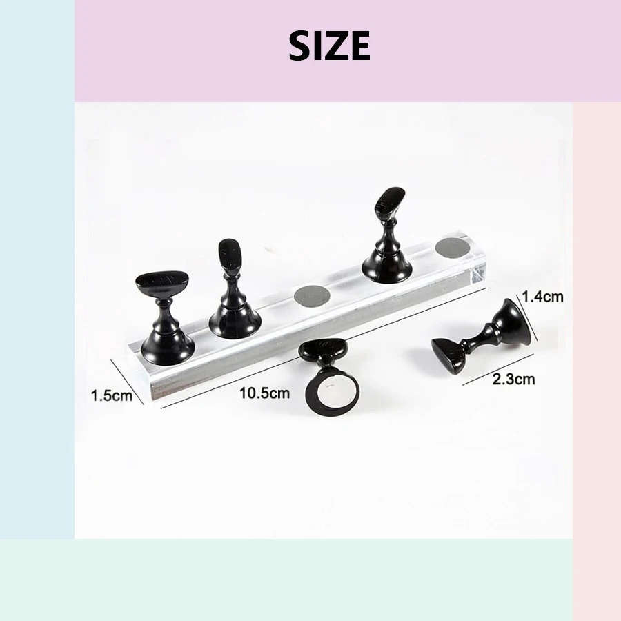 5Pcs Nail Art Practice Display – обзор и цена Nail Art Viral