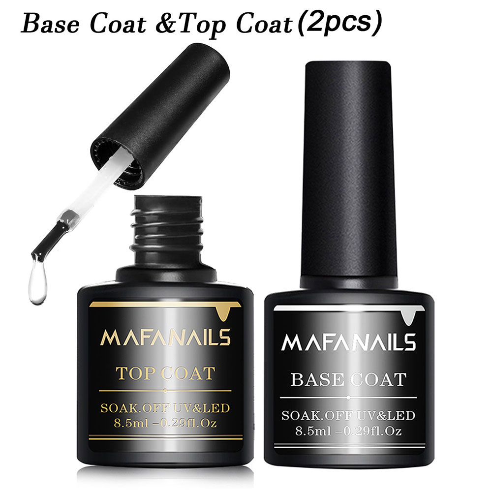 2pcs Clear Gel Top Coat & Base – обзор и цена Gel Top Coat