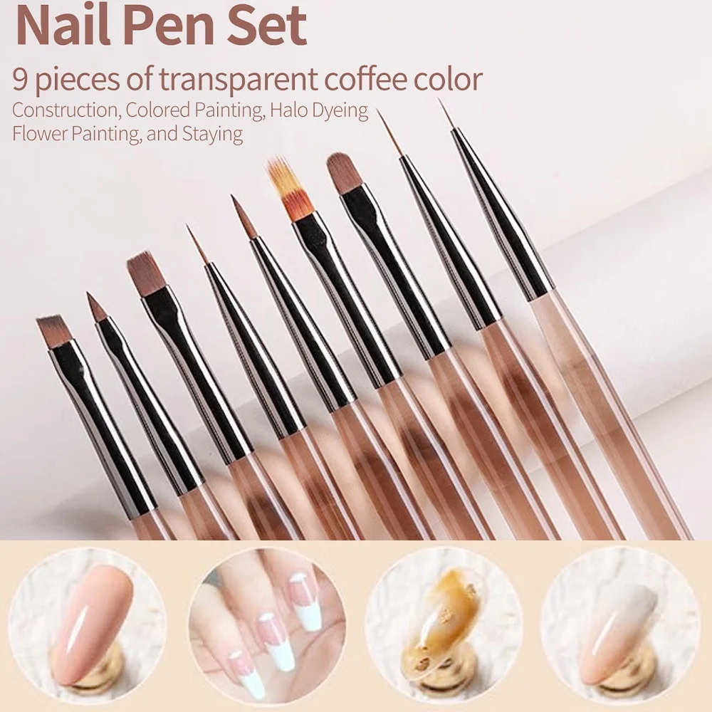 9PCS Nail Brush for Nail Art D – обзор и цена Nail Art Viral