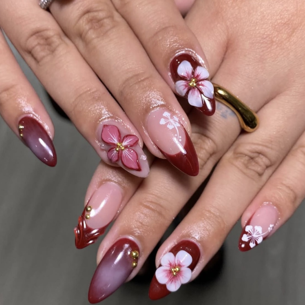24pcs Red French Press on Nail – обзор и цена Nail Art Leopard