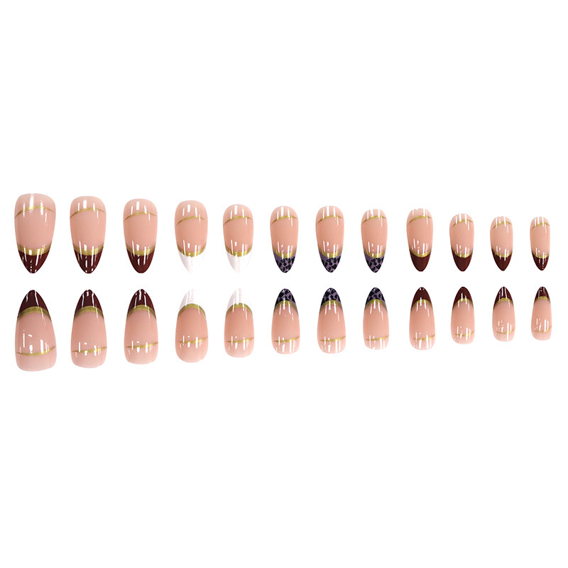 Medium fake nails for women gi – обзор и цена Nail Art Leopard