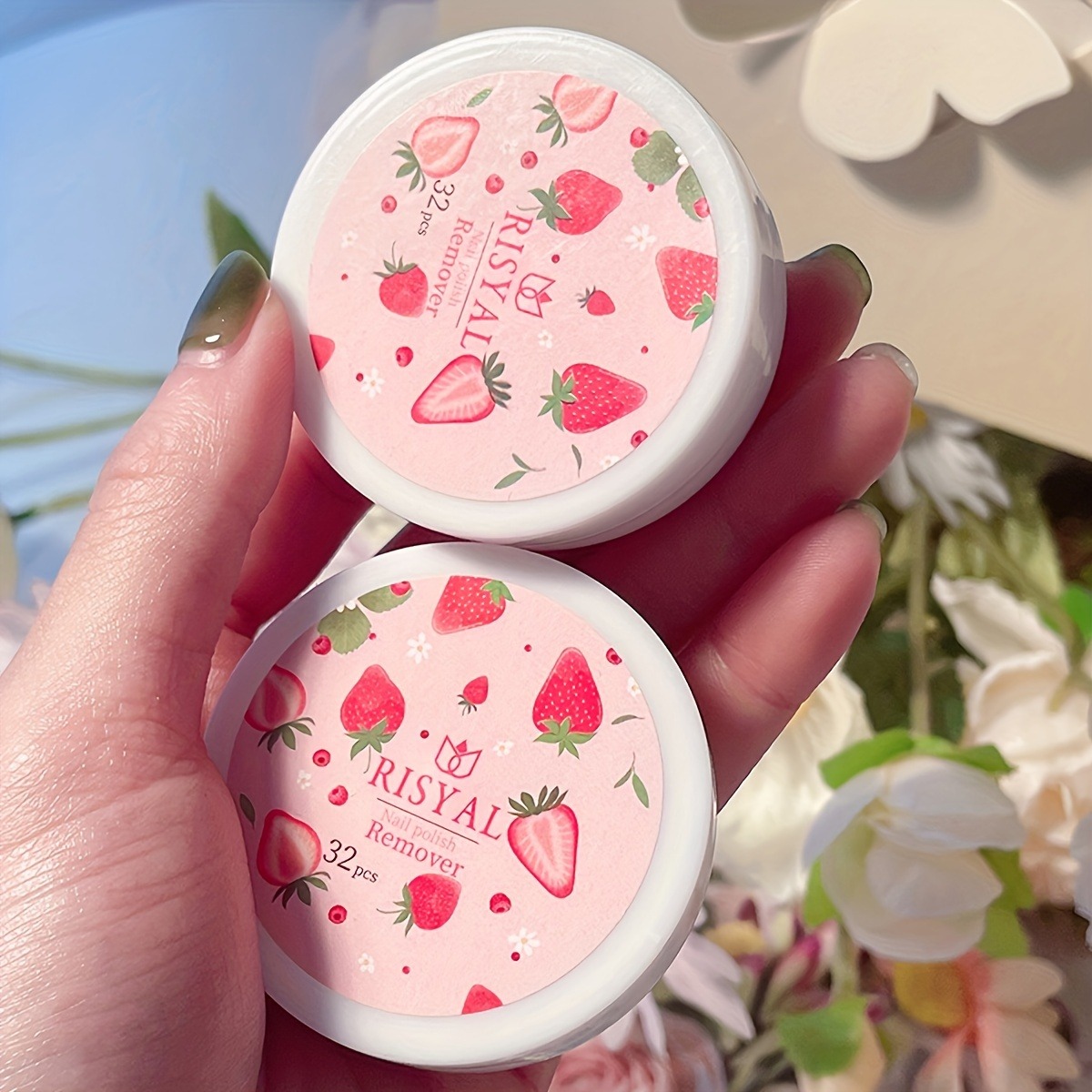 32pcs/Box Strawberry Nail Poli – обзор и цена Nail Art Strawberry