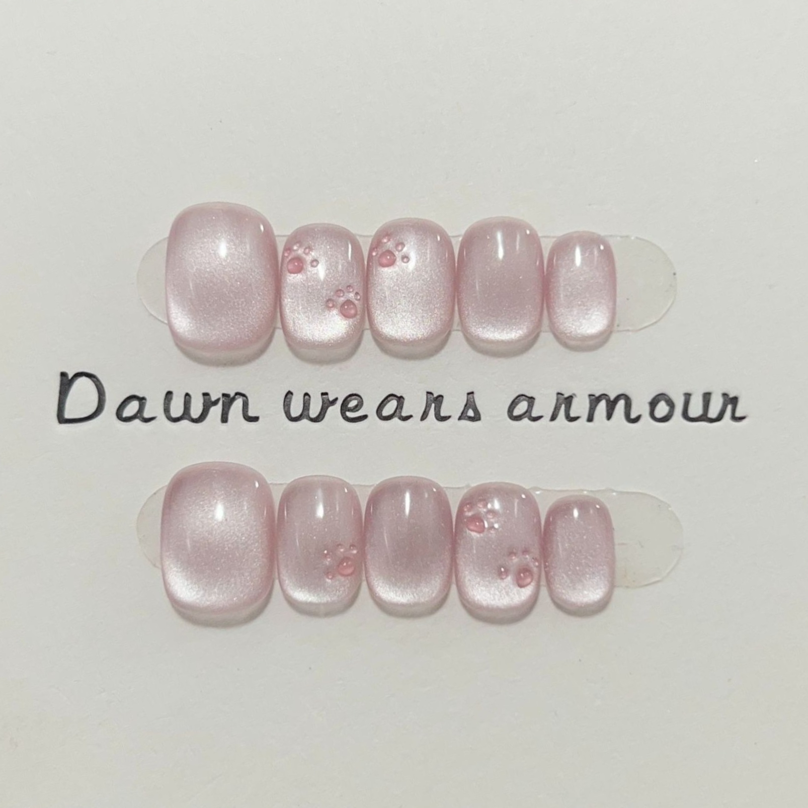 10Pcs Pink Cat Eye Handmade Sh – обзор и цена Nail Art Full Cat Eye