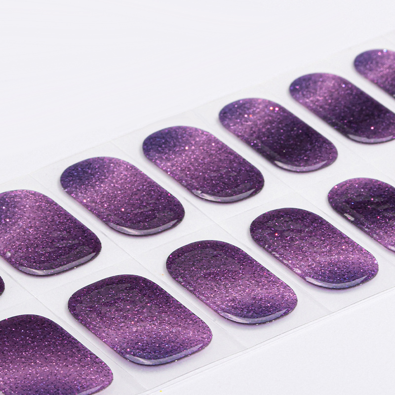Semi-cured Gel Nail Sticker Fu – обзор и цена Nail Art Full Cat Eye